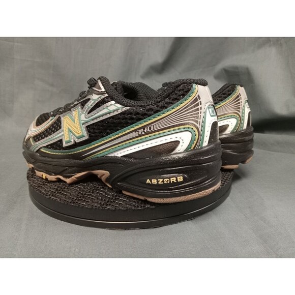 New Balance Boys 740 Bungee Sneakers PZ740GO Black Beige Size 12 NEW in BOX! - Picture 6 of 14